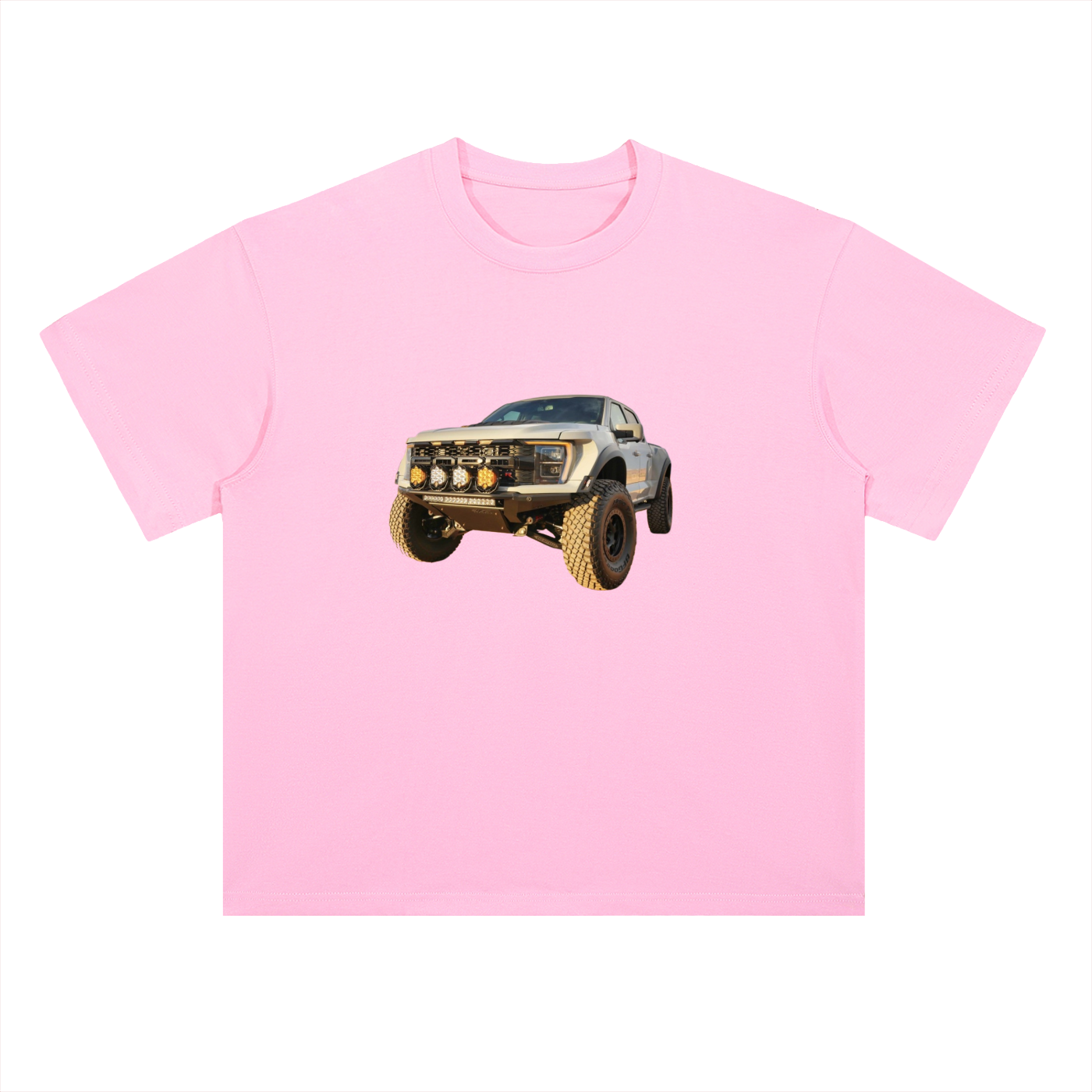 Heavyweight Drop Shoulder Cotton T-Shirt Raptor