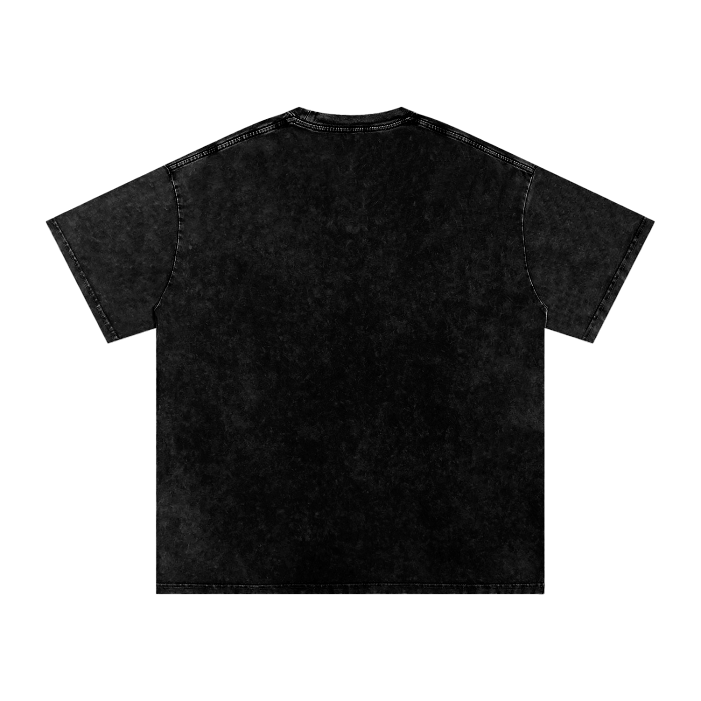 Snow Washed Oversized Cotton T-Shirt Dirt horse