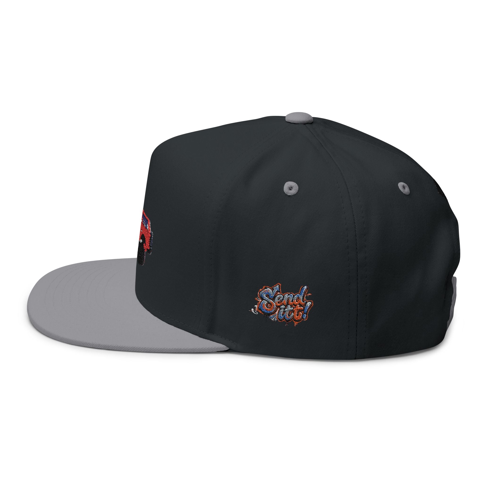 Flat Bill Cap (Embroidery)