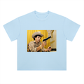 Heavyweight Drop Shoulder Cotton T-Shirt Chalino gun