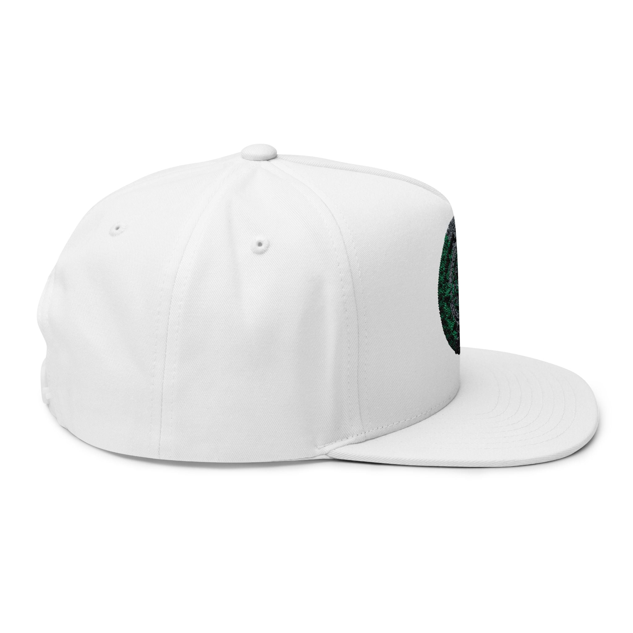 Flat Bill Cap (Embroidery)