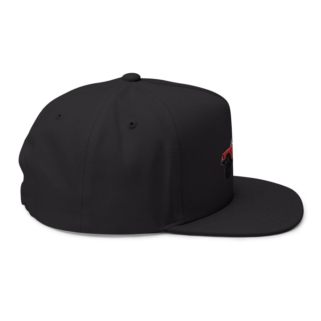 Flat Bill Cap (Embroidery)