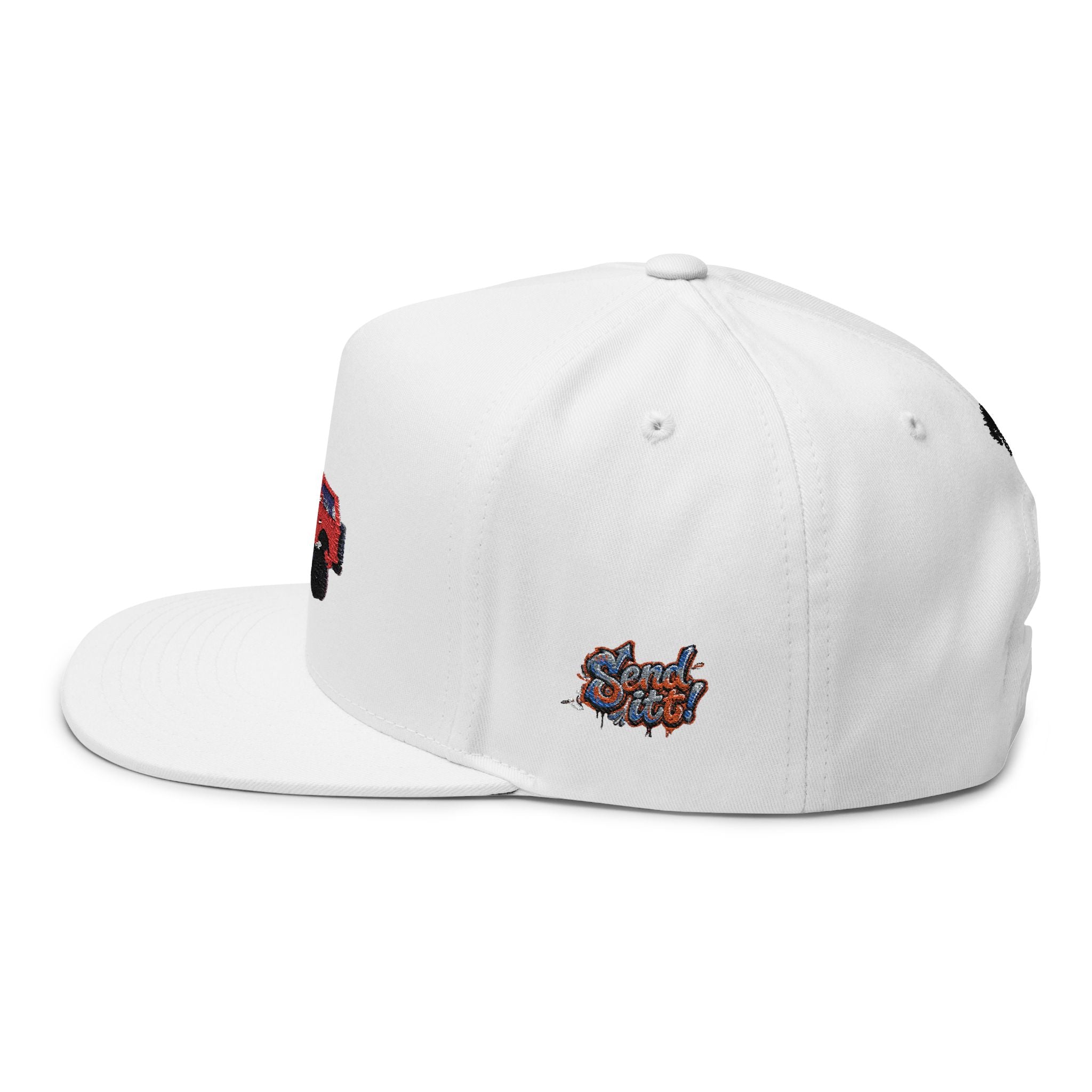Flat Bill Cap (Embroidery)