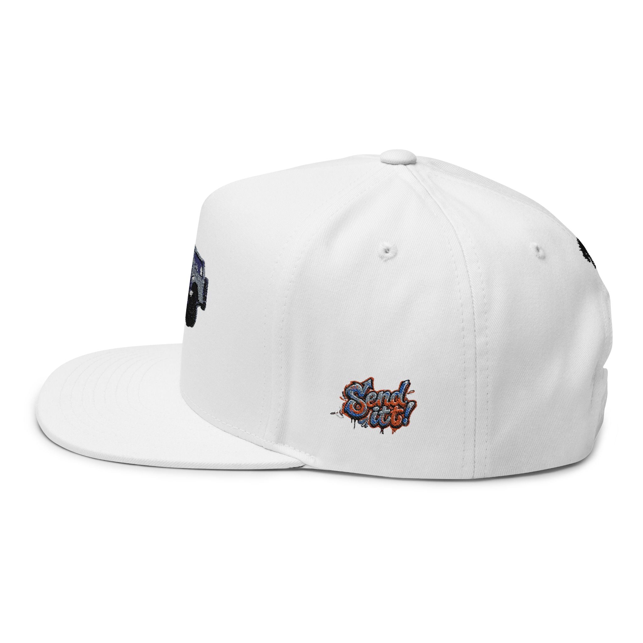 Flat Bill Cap (Embroidery)