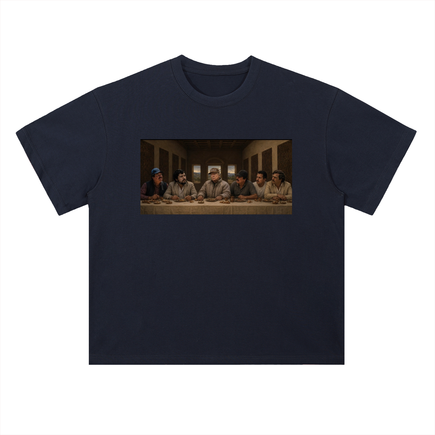 Heavyweight Drop Shoulder Cotton T-Shirt Narco supper