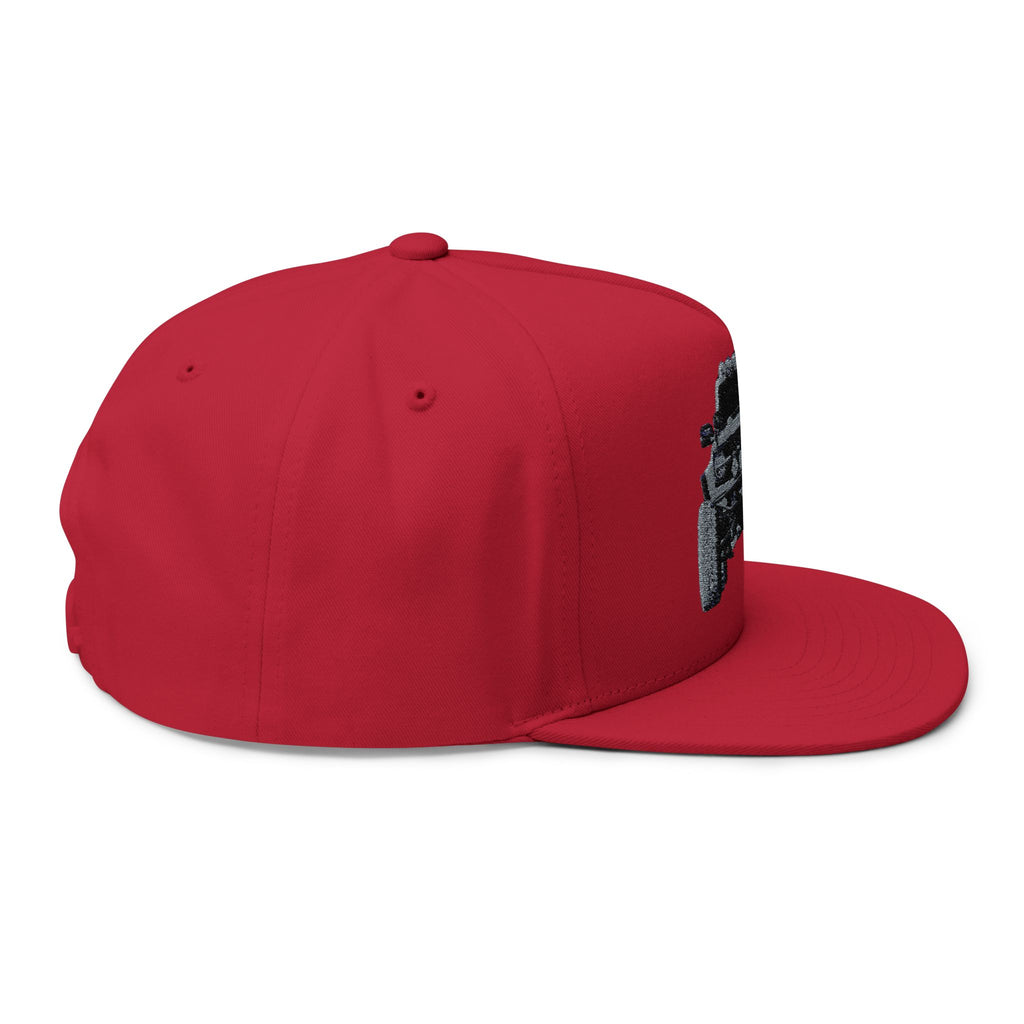 Flat Bill Cap (Embroidery)