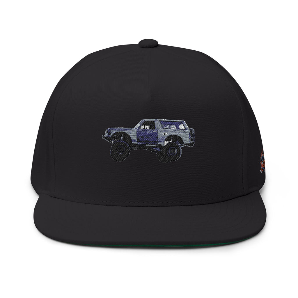 Flat Bill Cap (Embroidery)