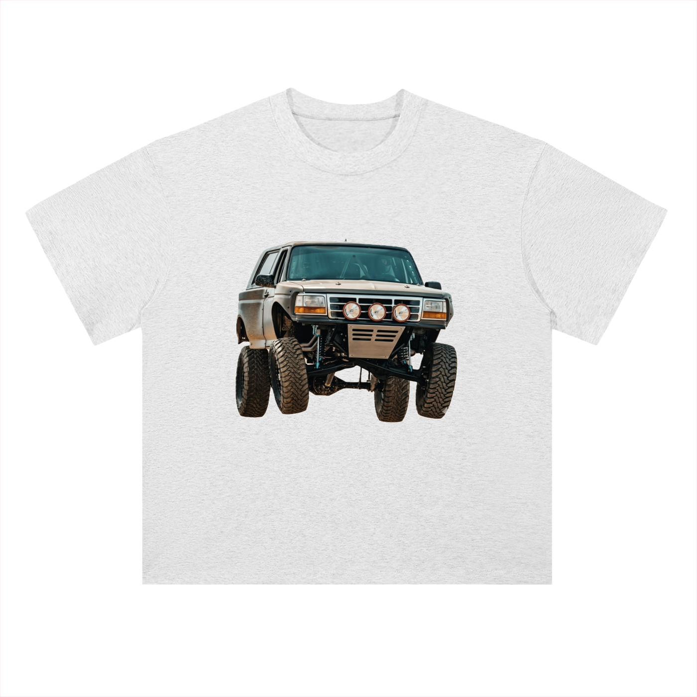 Heavyweight Drop Shoulder Cotton T-Shirt Bronco Baja