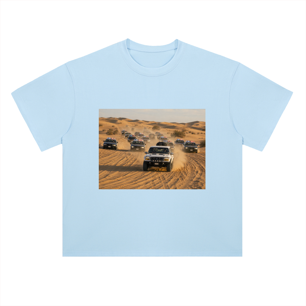 Heavyweight Drop Shoulder Cotton T-Shirt OJ Bronco off-road