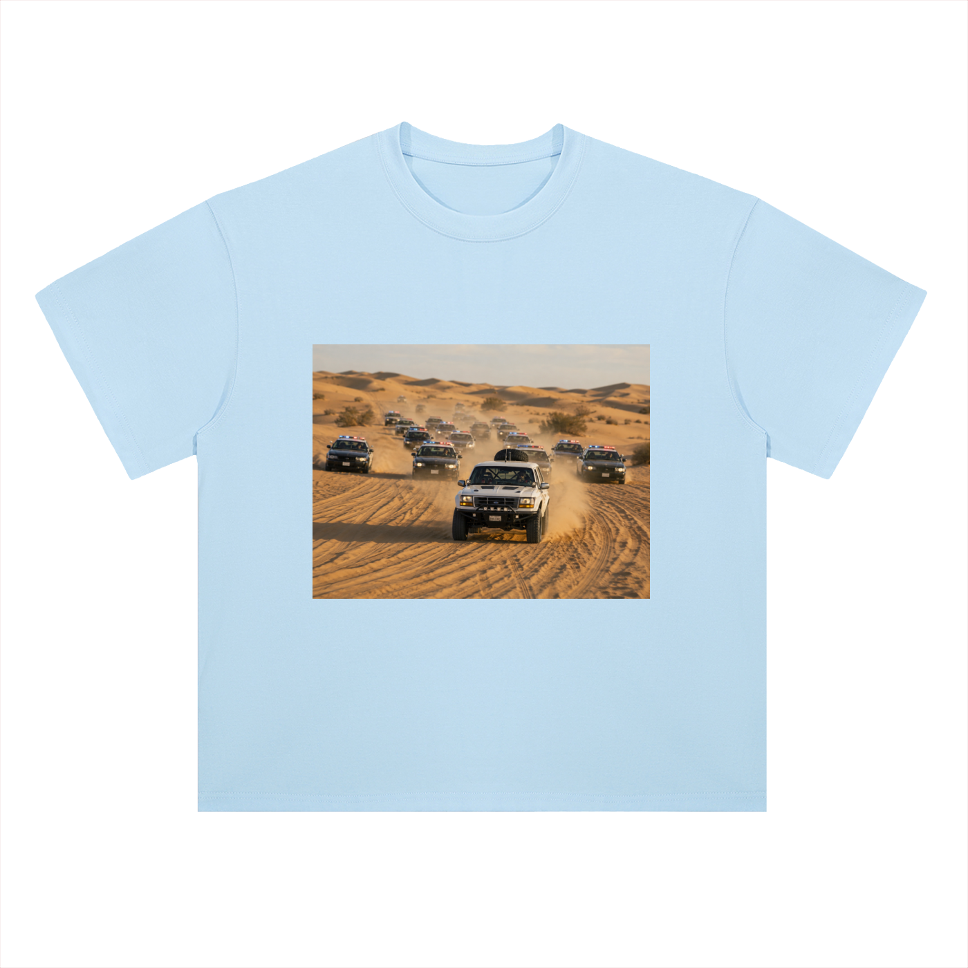 Heavyweight Drop Shoulder Cotton T-Shirt OJ Bronco off-road