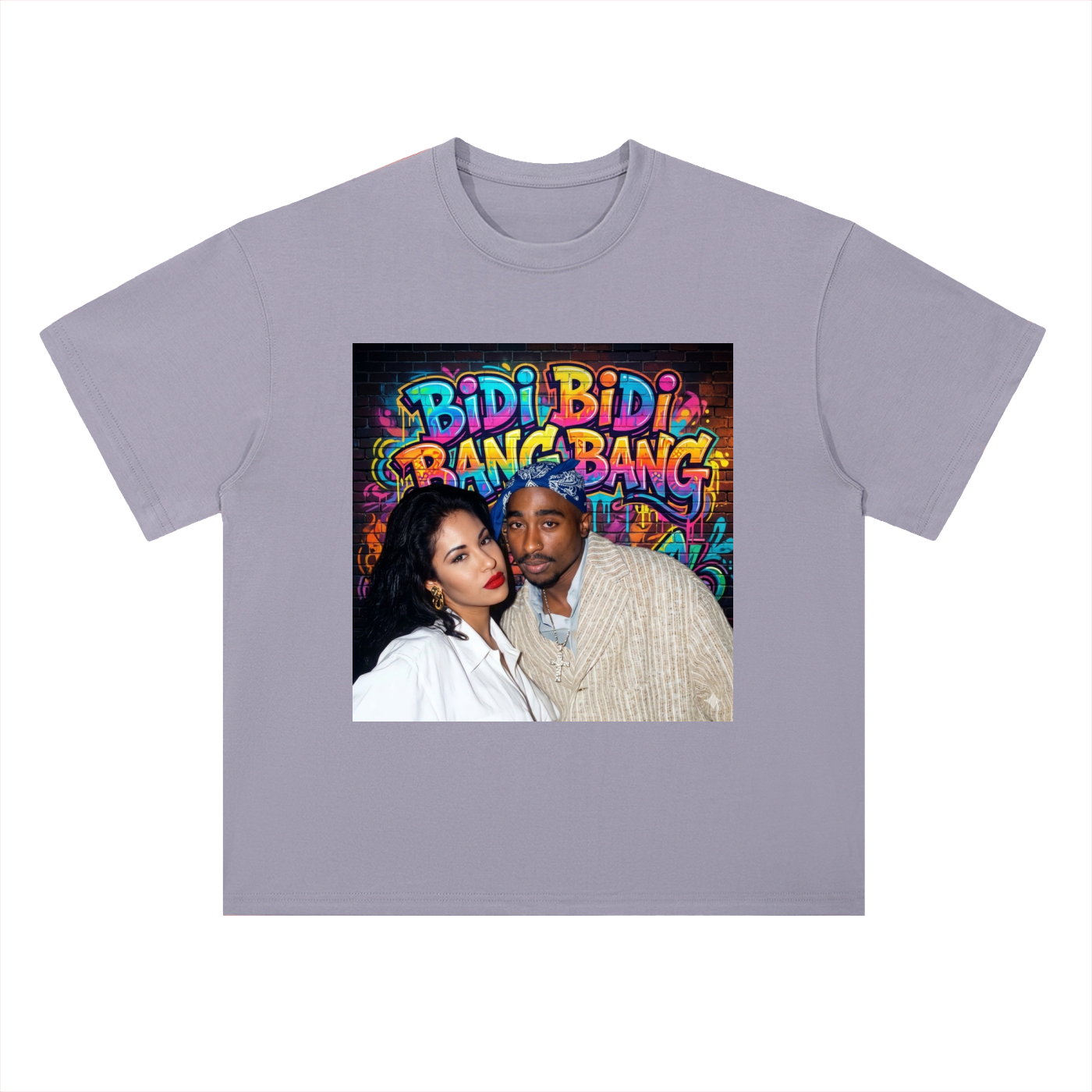 Heavyweight Drop Shoulder Cotton T-Shirt Bidi Bang