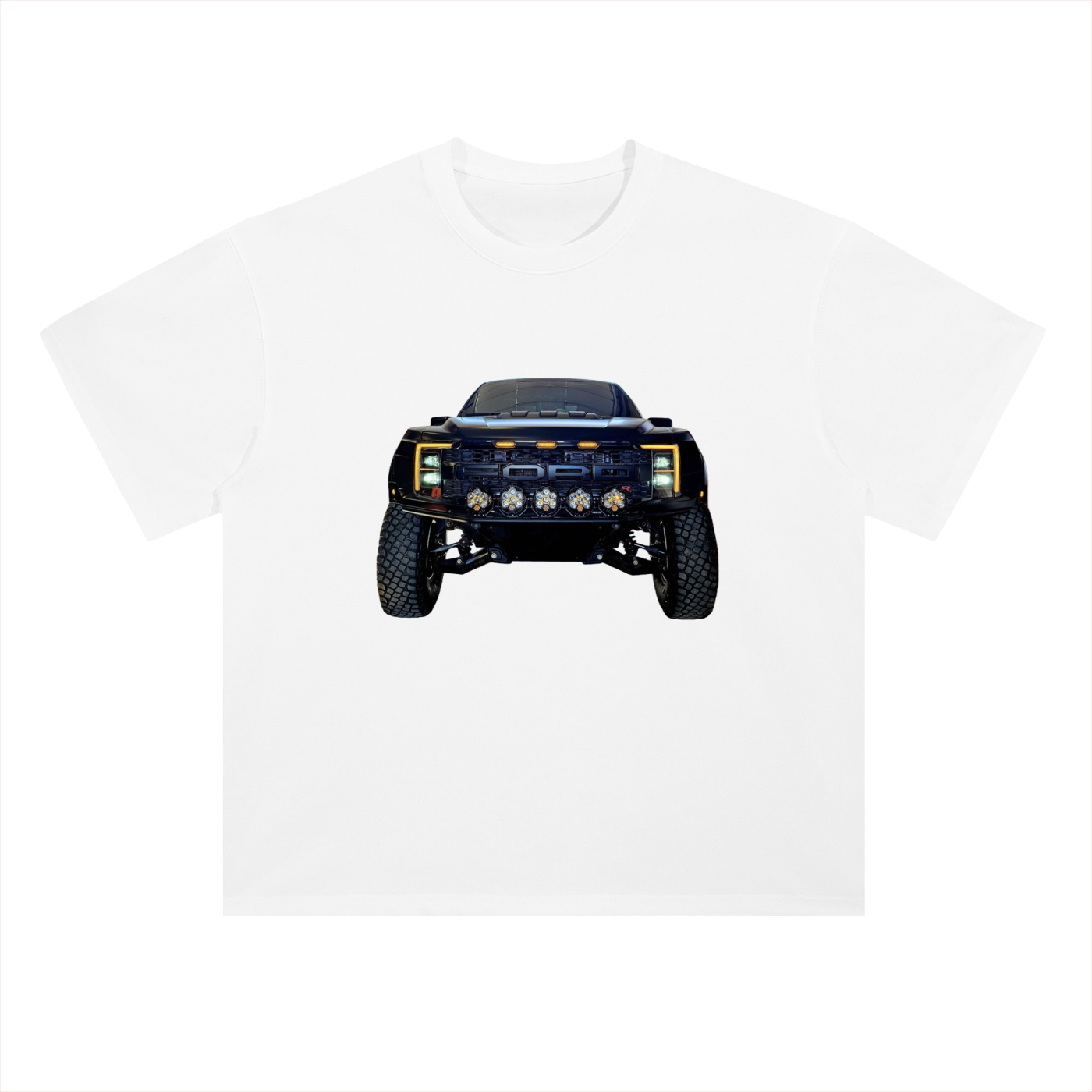 Heavyweight Drop Shoulder Cotton T-Shirt Raptor