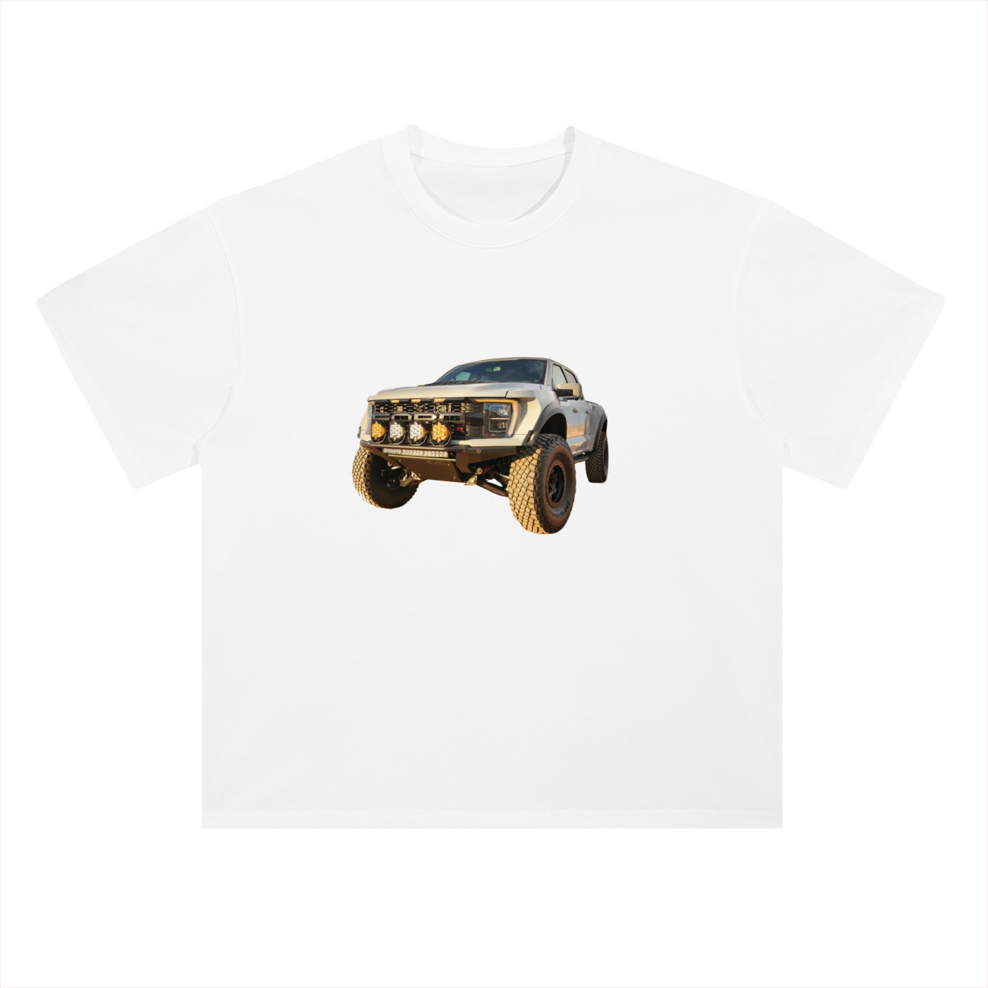 Heavyweight Drop Shoulder Cotton T-Shirt Raptor