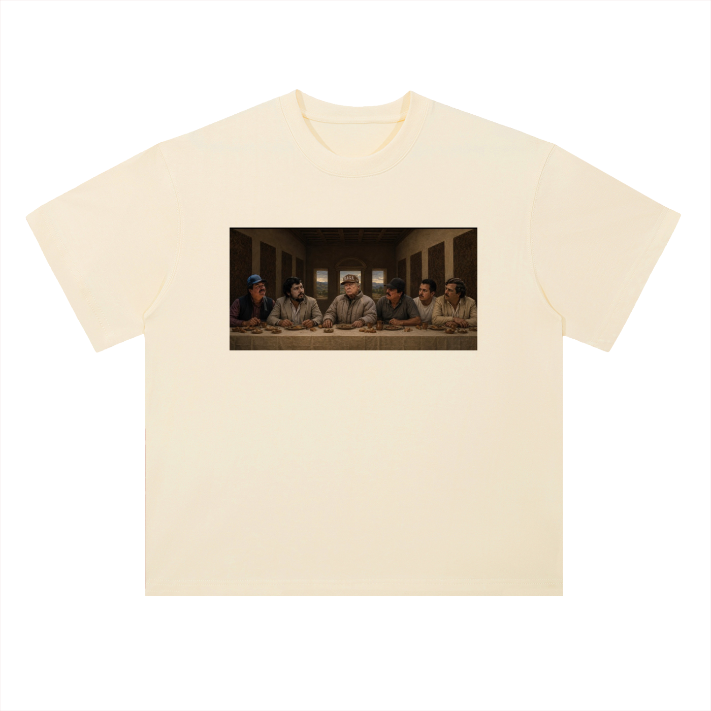 Heavyweight Drop Shoulder Cotton T-Shirt Narco supper