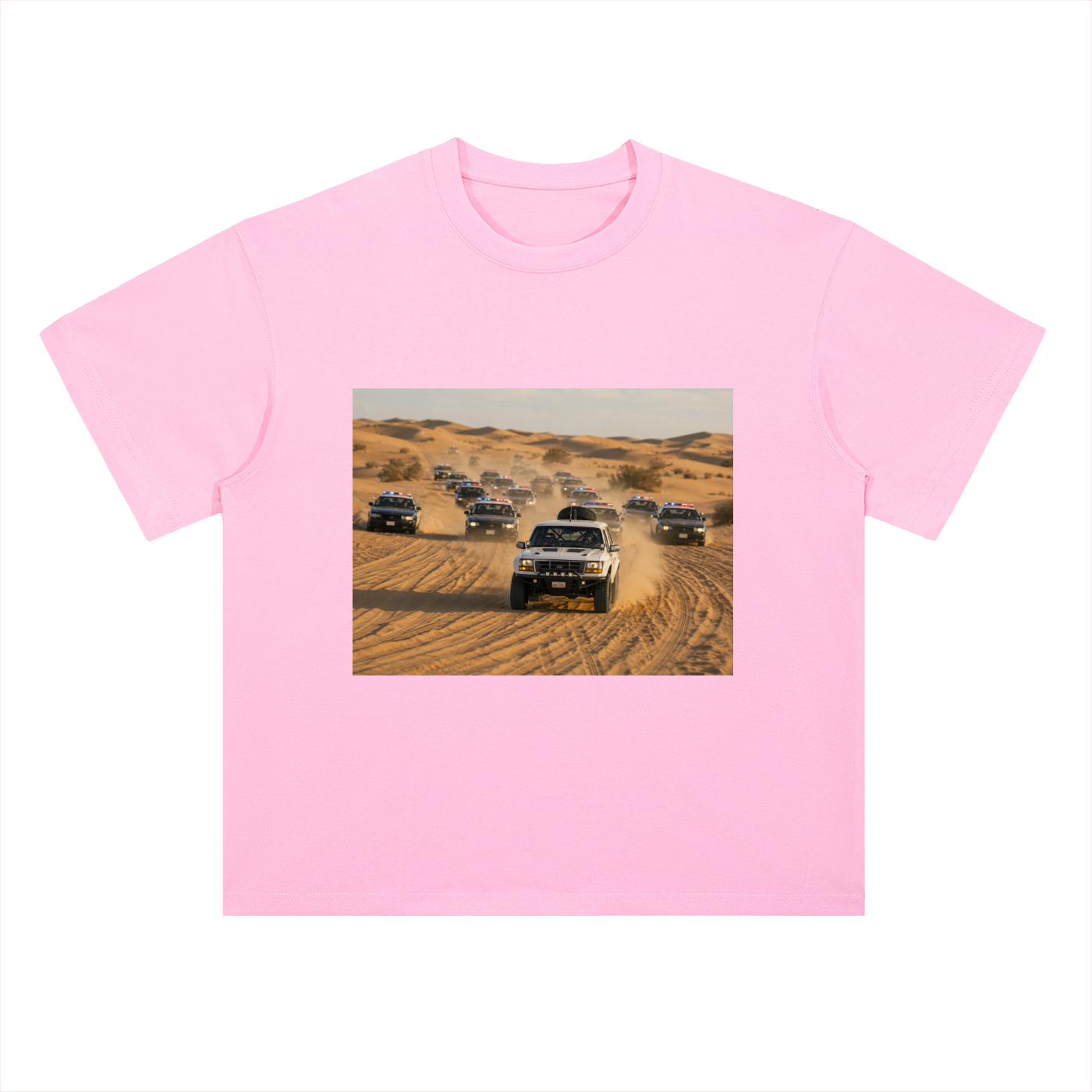 Heavyweight Drop Shoulder Cotton T-Shirt OJ Bronco off-road