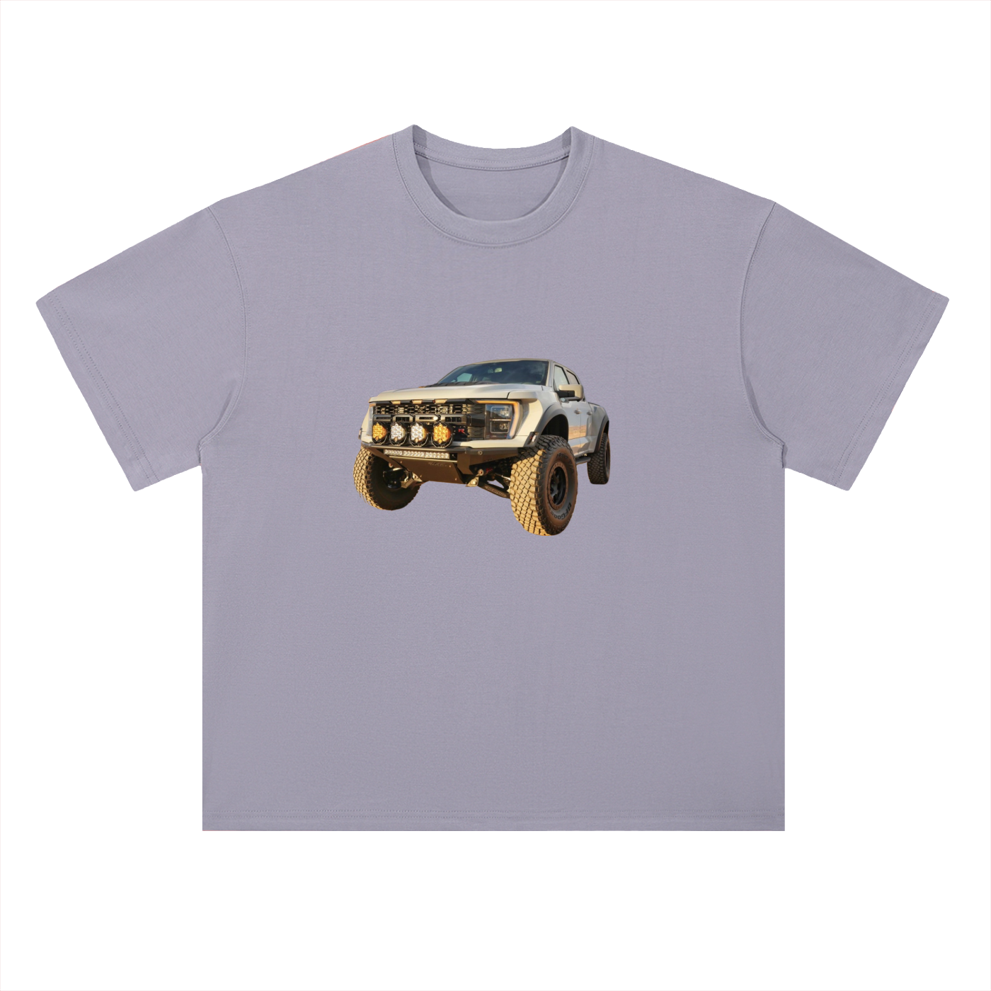 Heavyweight Drop Shoulder Cotton T-Shirt Raptor