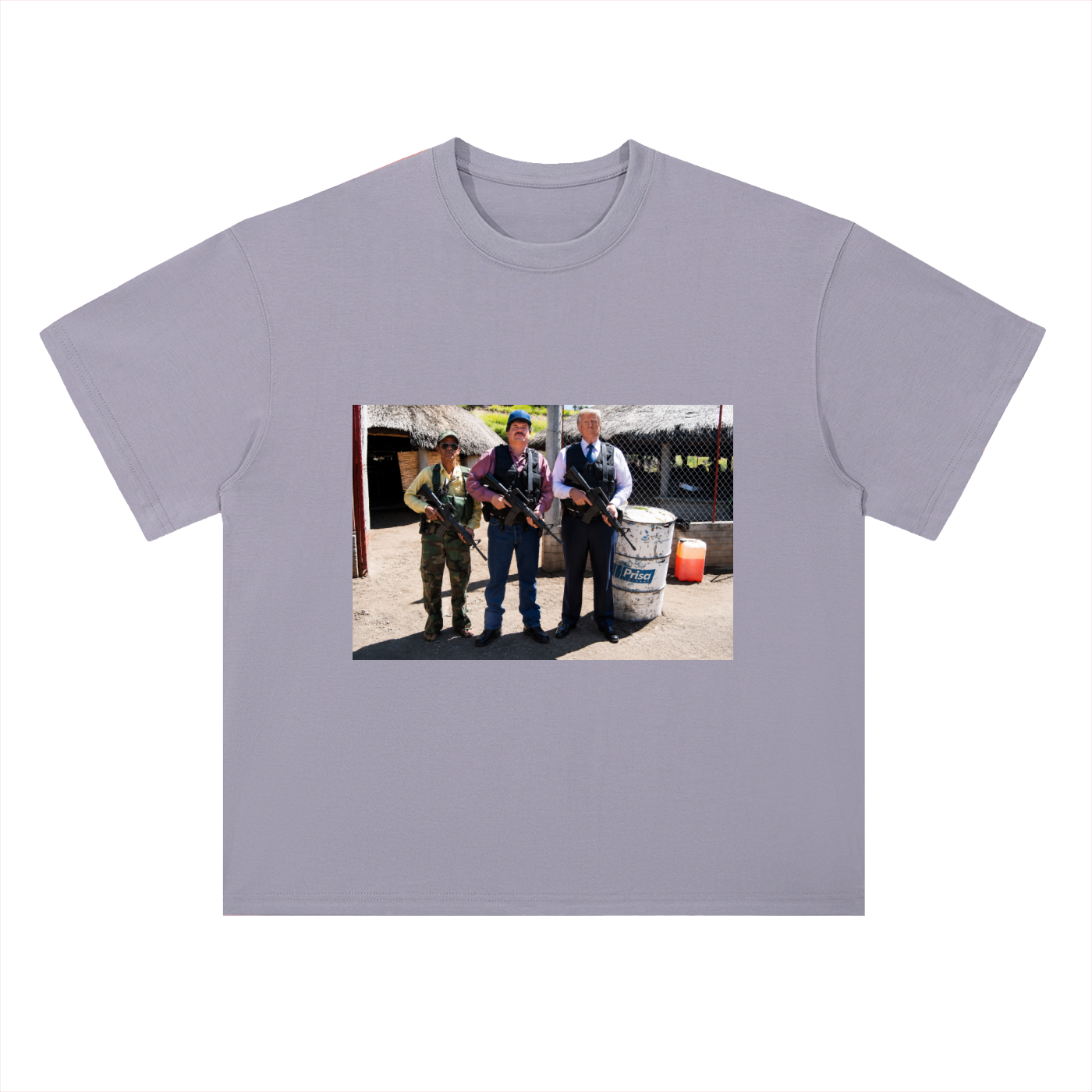 Heavyweight Drop Shoulder Cotton T-Shirt Narcoland