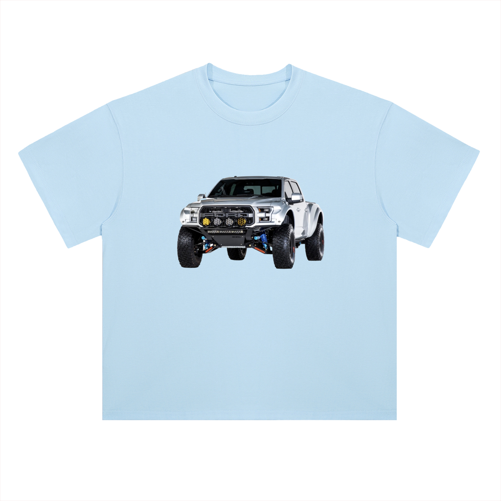 Heavyweight Drop Shoulder Cotton T-Shirt Raptor