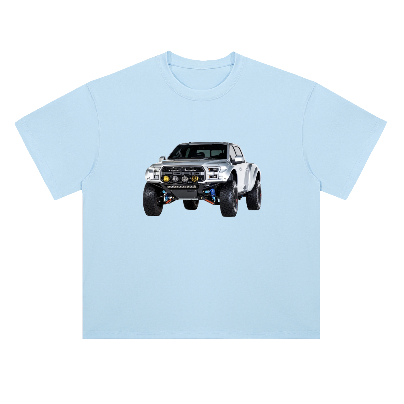 Heavyweight Drop Shoulder Cotton T-Shirt Raptor