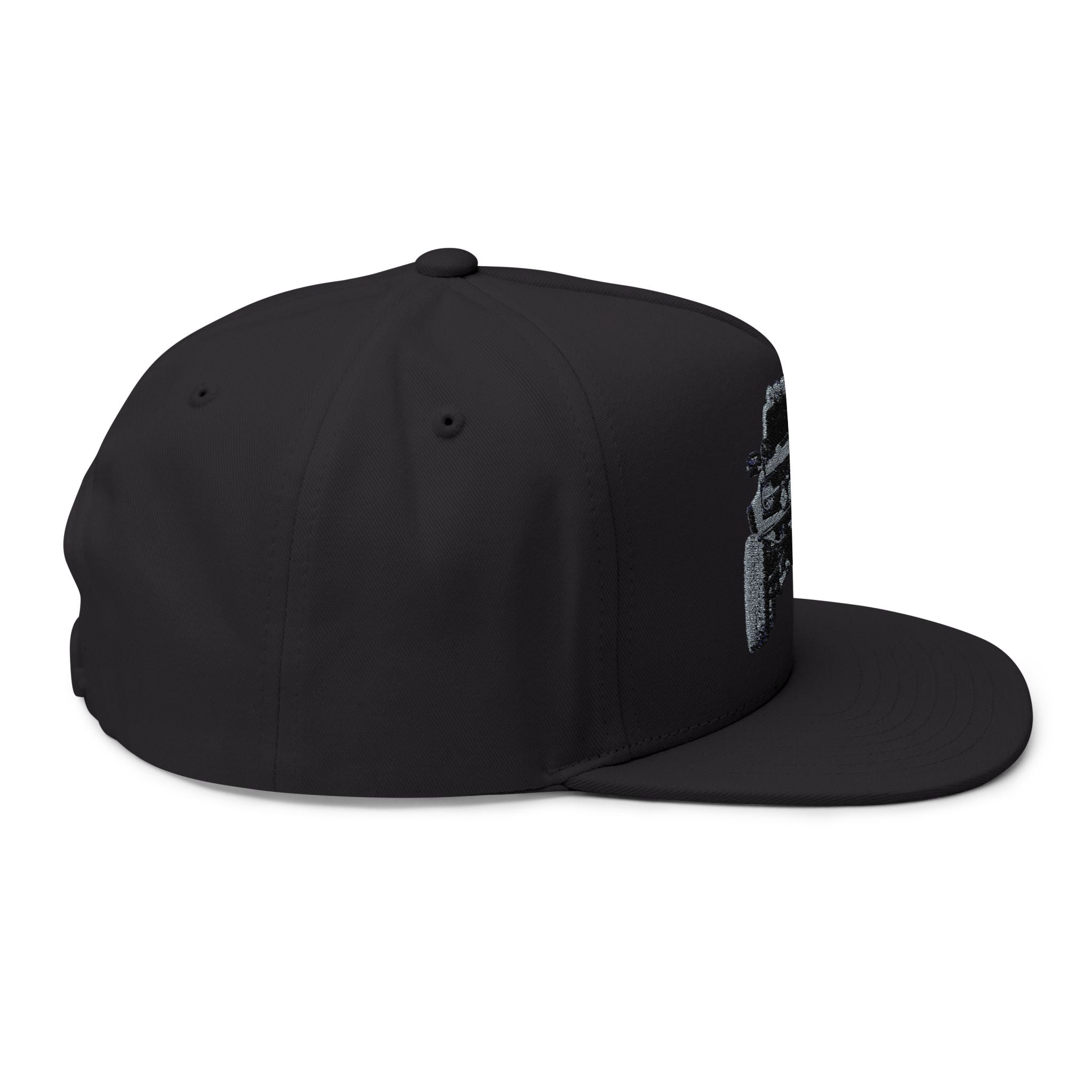Flat Bill Cap (Embroidery)