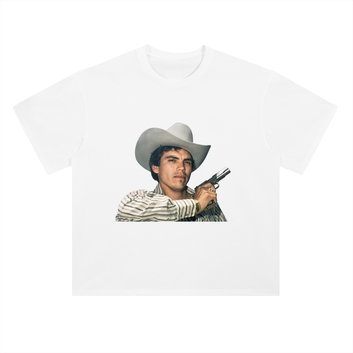 Heavyweight Drop Shoulder Cotton T-Shirt Chalino 45