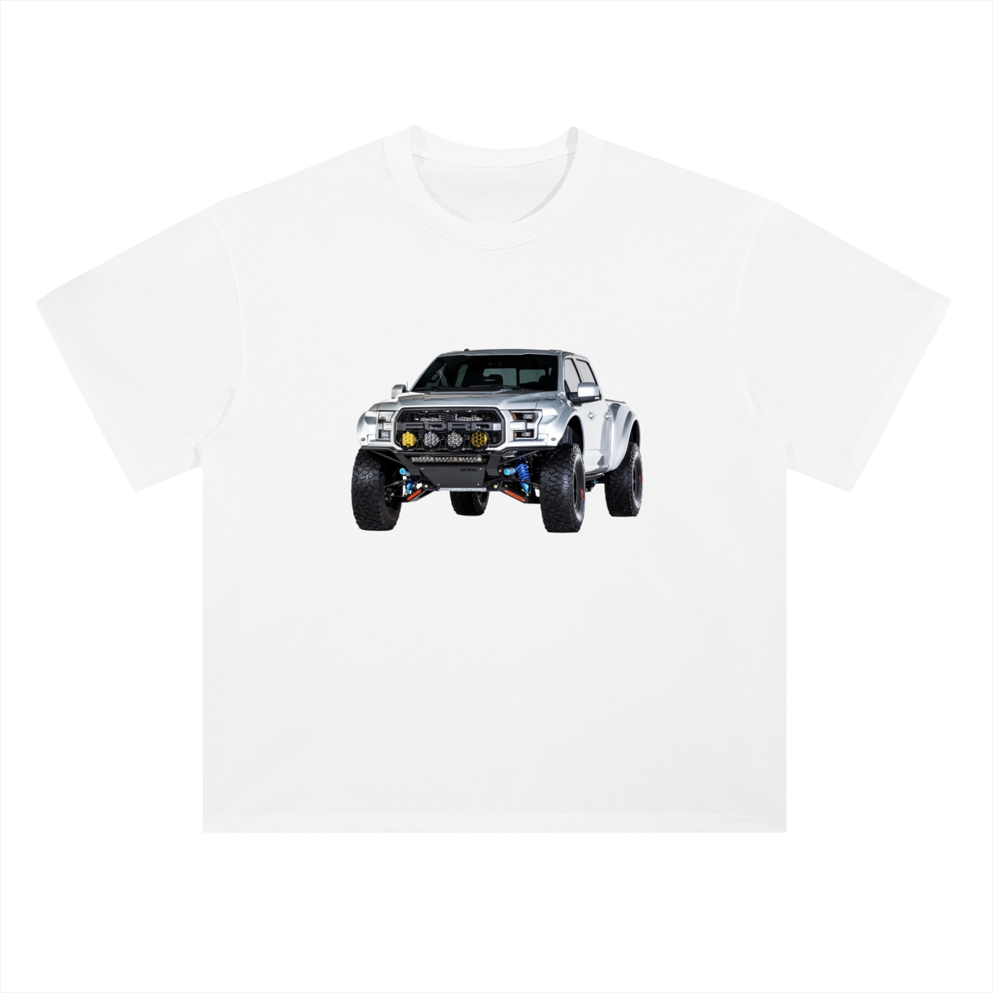 Heavyweight Drop Shoulder Cotton T-Shirt Raptor
