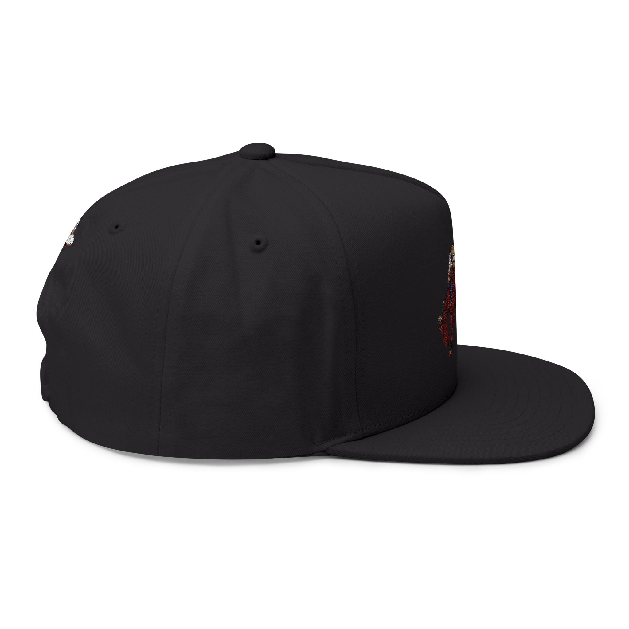 Flat Bill Cap (Embroidery)