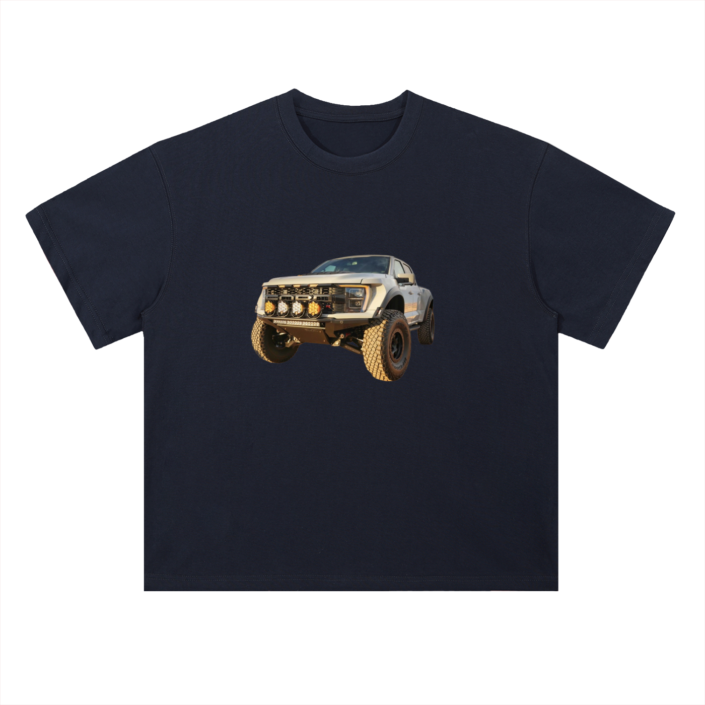 Heavyweight Drop Shoulder Cotton T-Shirt Raptor
