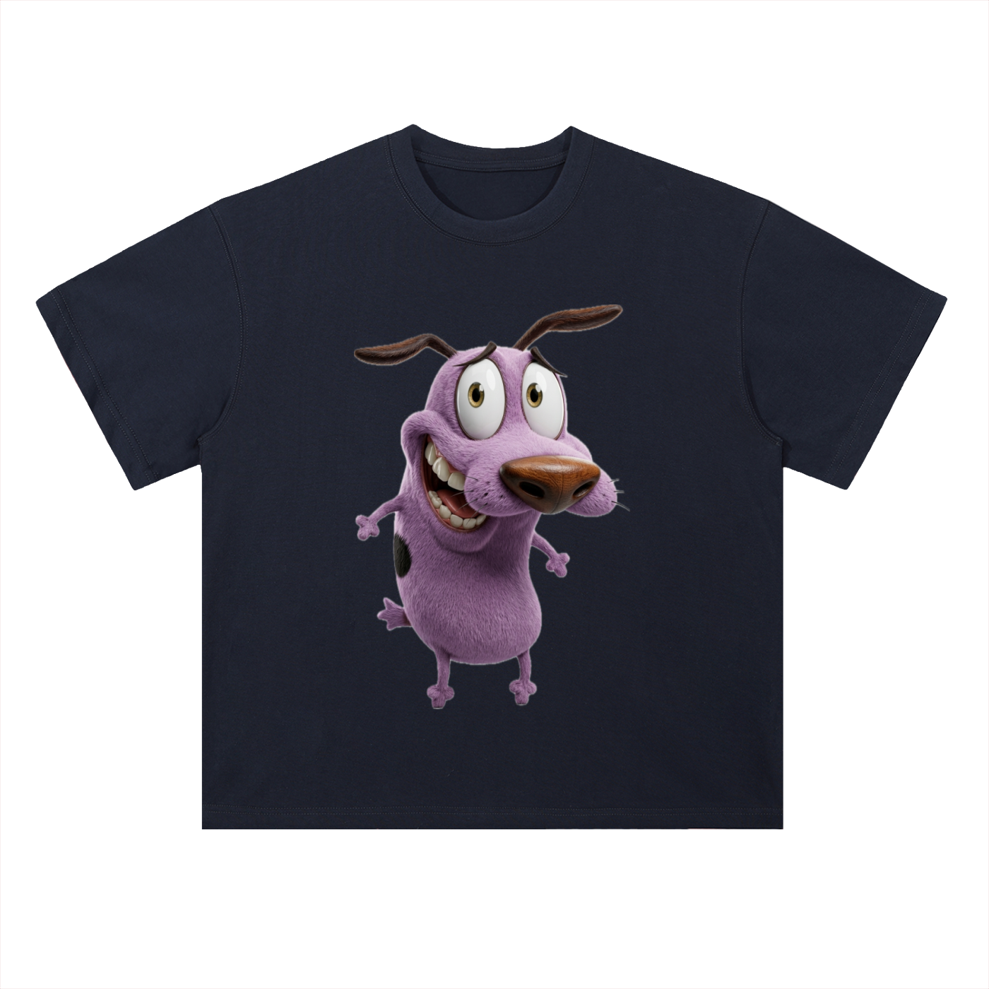 Heavyweight Drop Shoulder Cotton T-Shirt Coward Dog