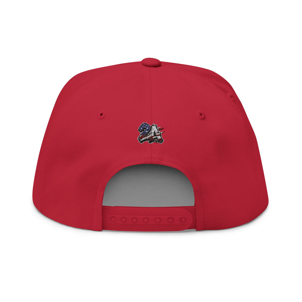 Flat Bill Cap (Embroidery)