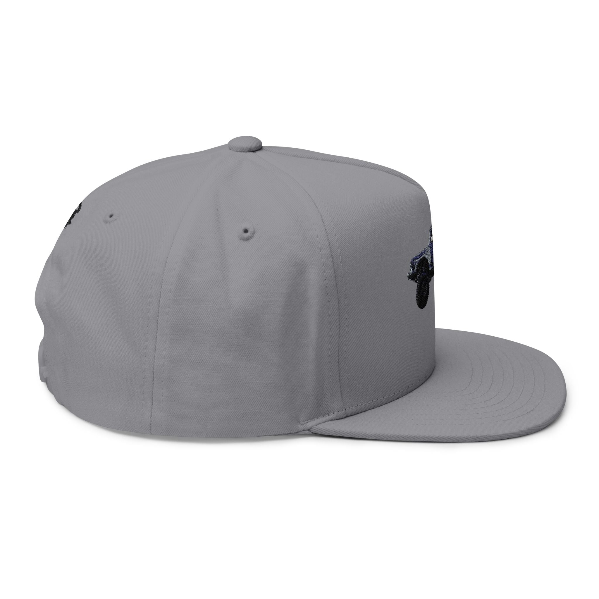 Flat Bill Cap (Embroidery)