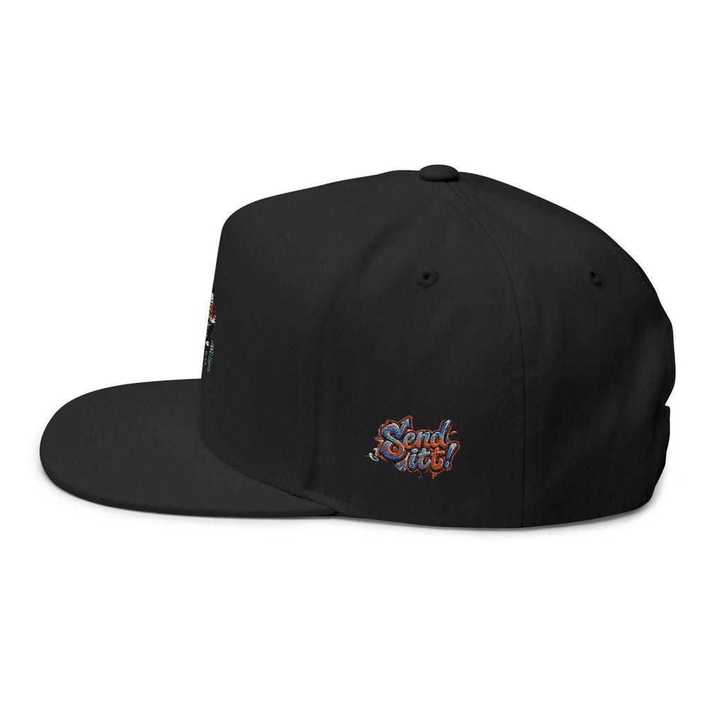Flat Bill Cap (Embroidery)
