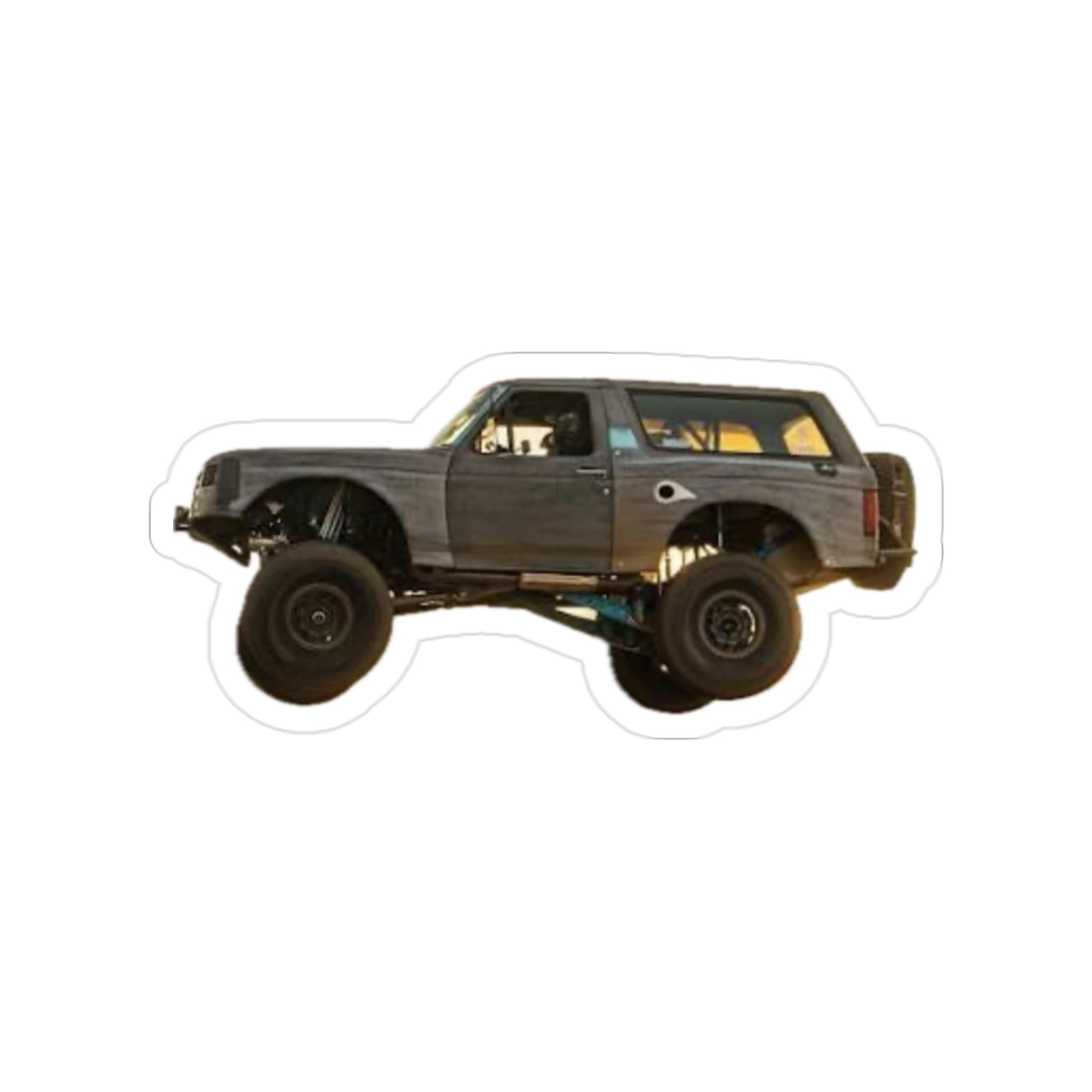 Transparent Outdoor Stickers, Die-Cut, 1pc