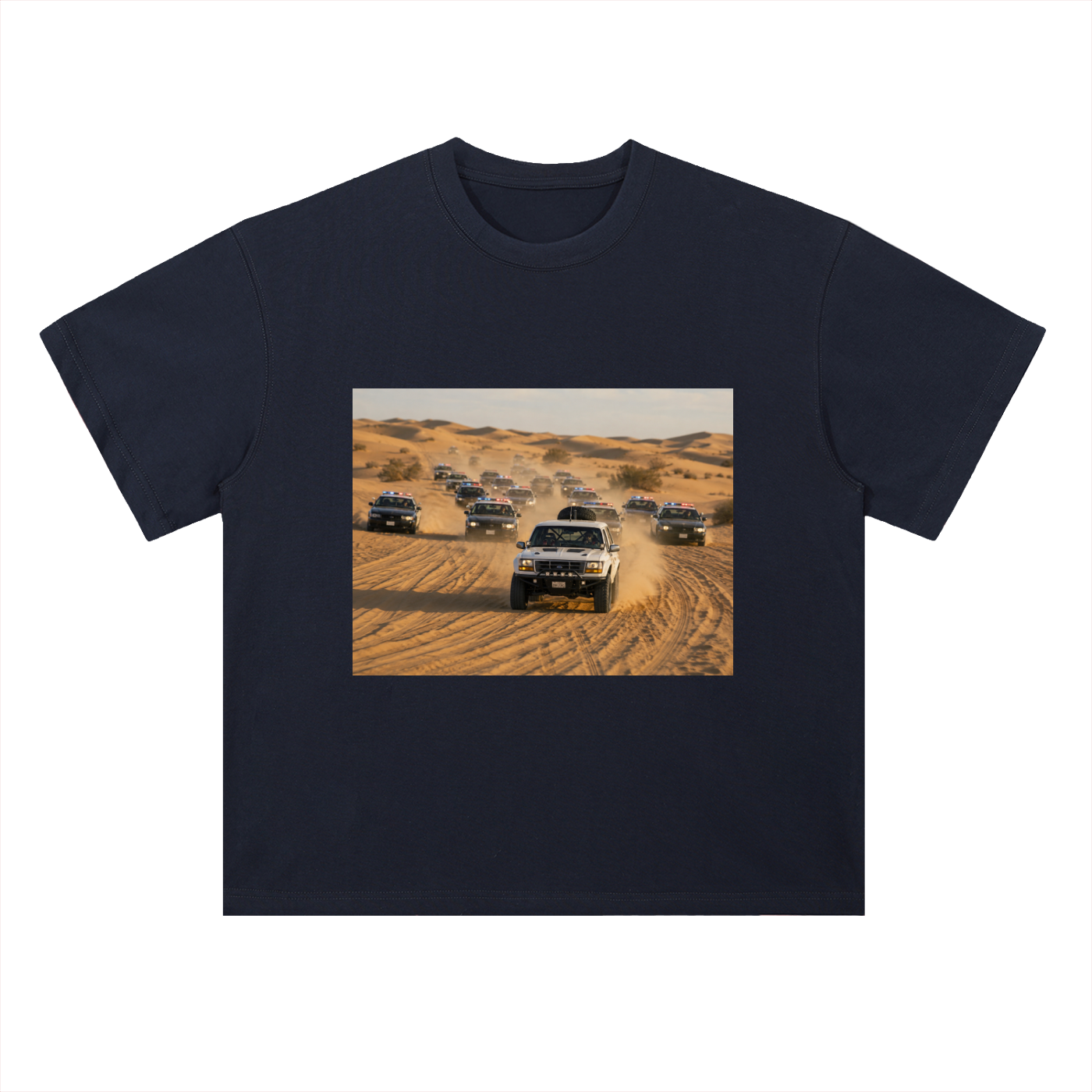 Heavyweight Drop Shoulder Cotton T-Shirt OJ Bronco off-road