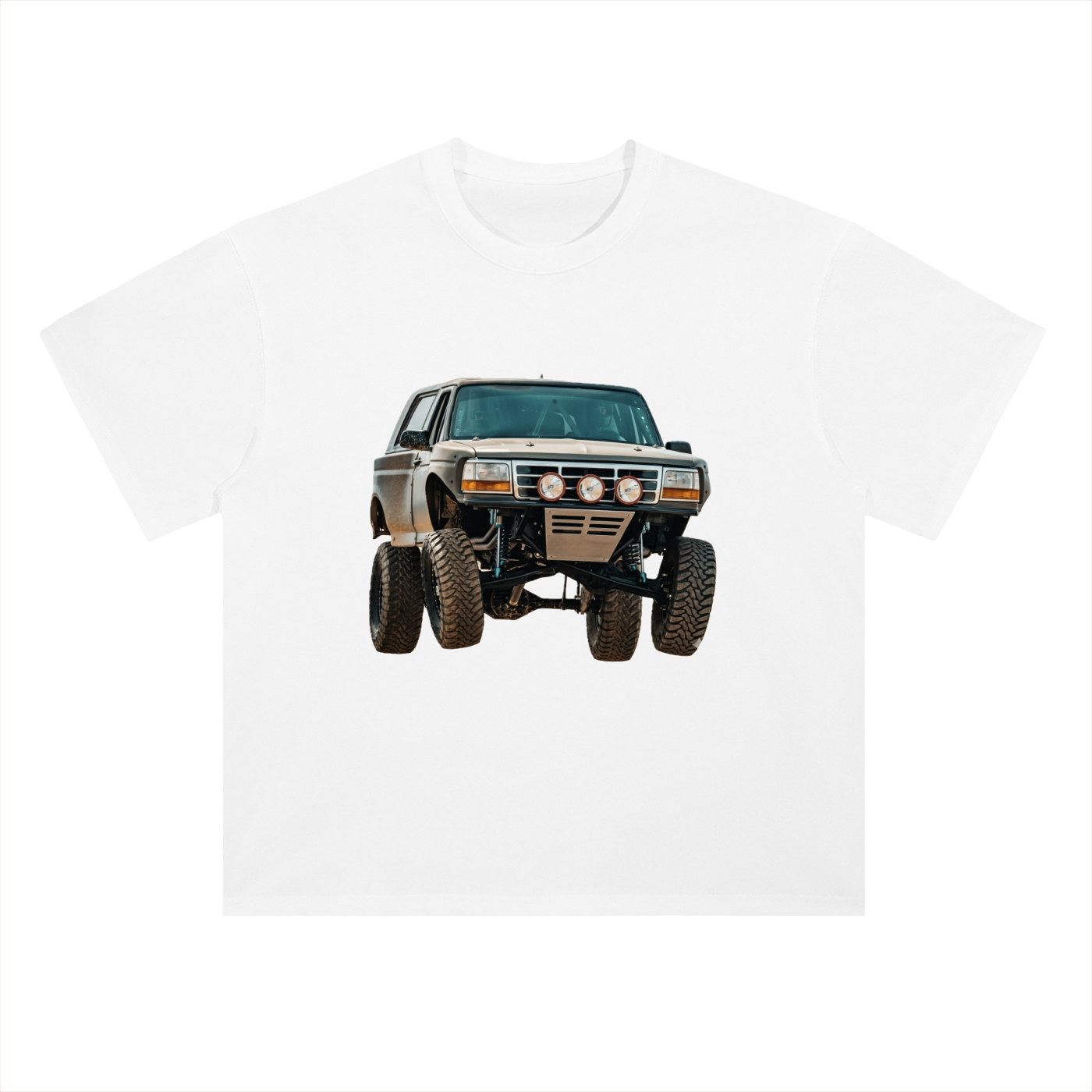 Heavyweight Drop Shoulder Cotton T-Shirt Bronco Baja
