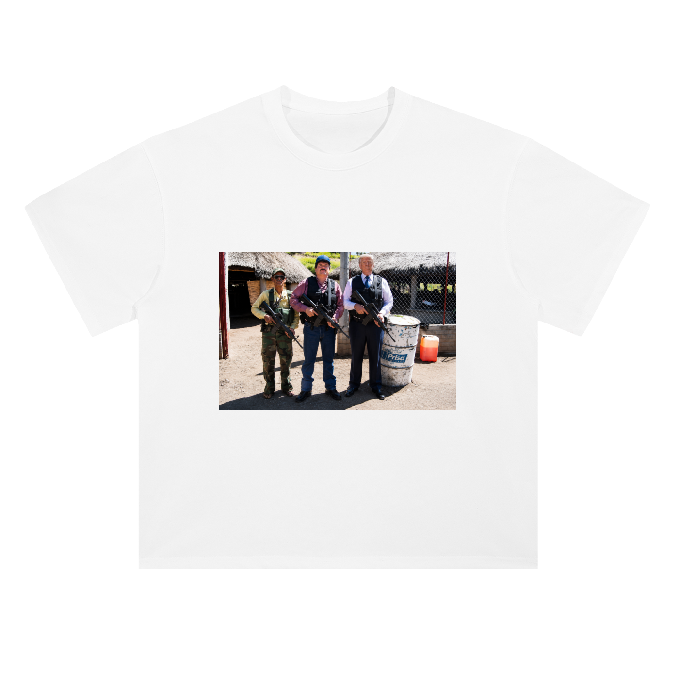 Heavyweight Drop Shoulder Cotton T-Shirt Narcoland