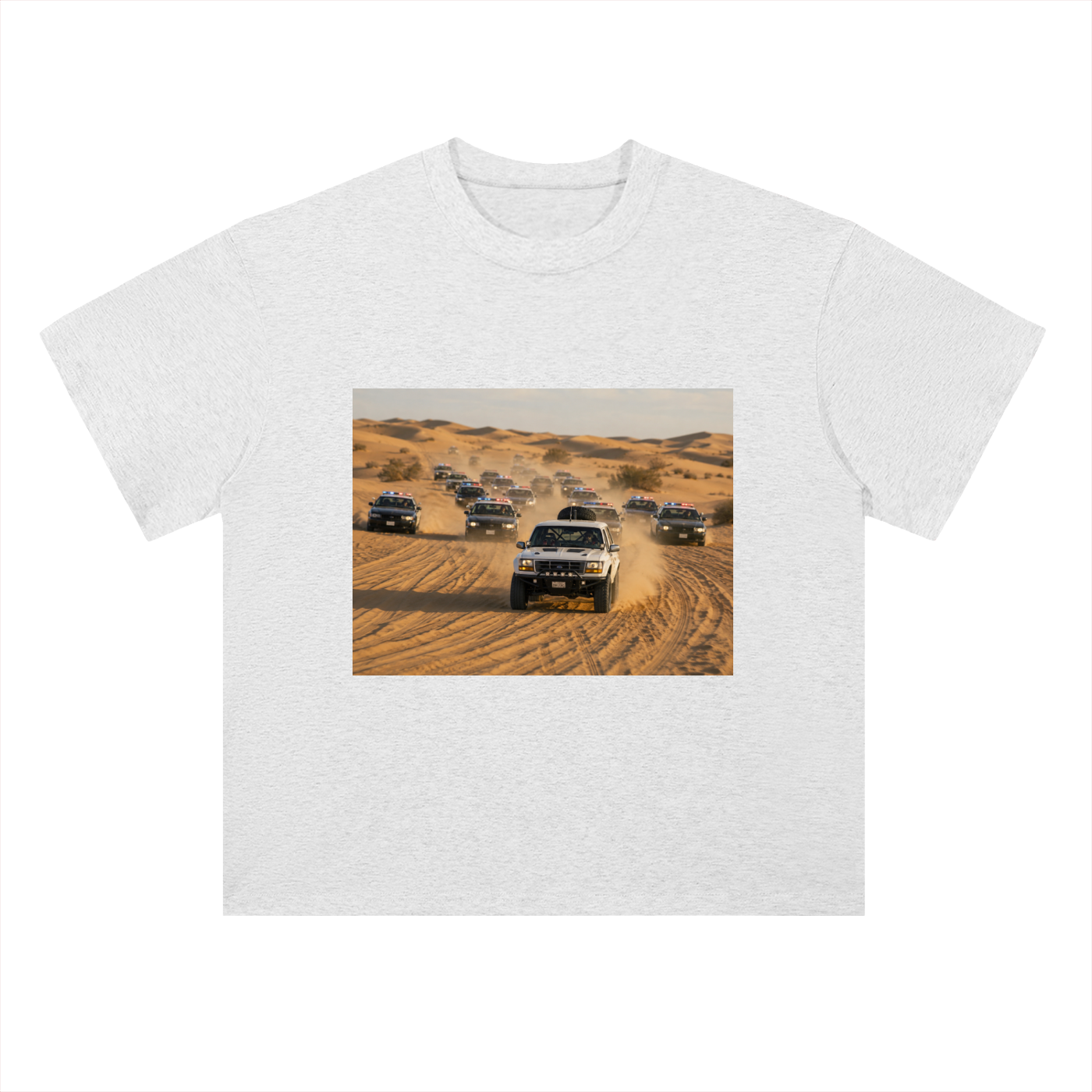 Heavyweight Drop Shoulder Cotton T-Shirt OJ Bronco off-road