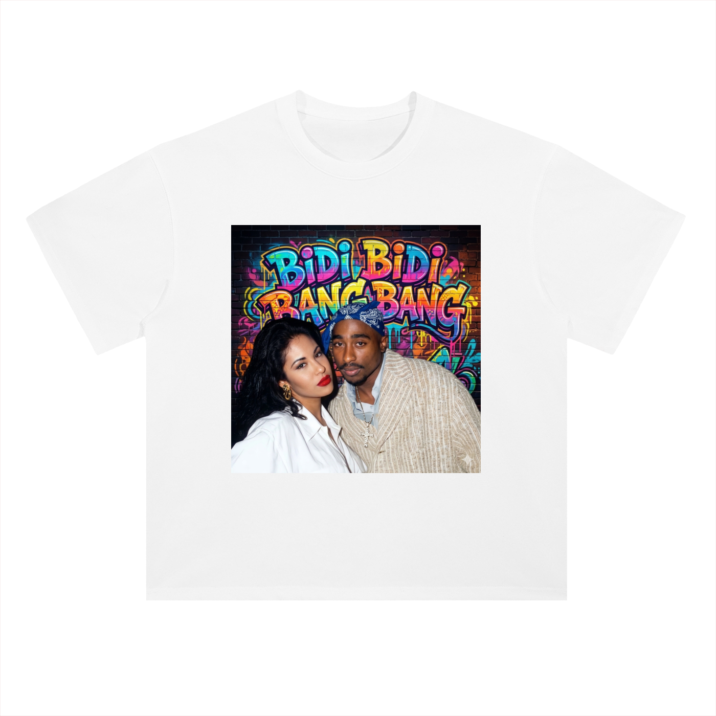 Heavyweight Drop Shoulder Cotton T-Shirt Bidi Bang