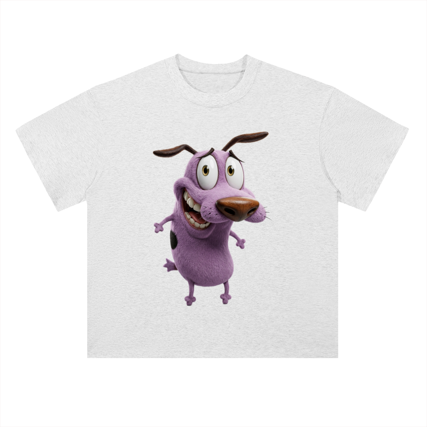 Heavyweight Drop Shoulder Cotton T-Shirt Coward Dog