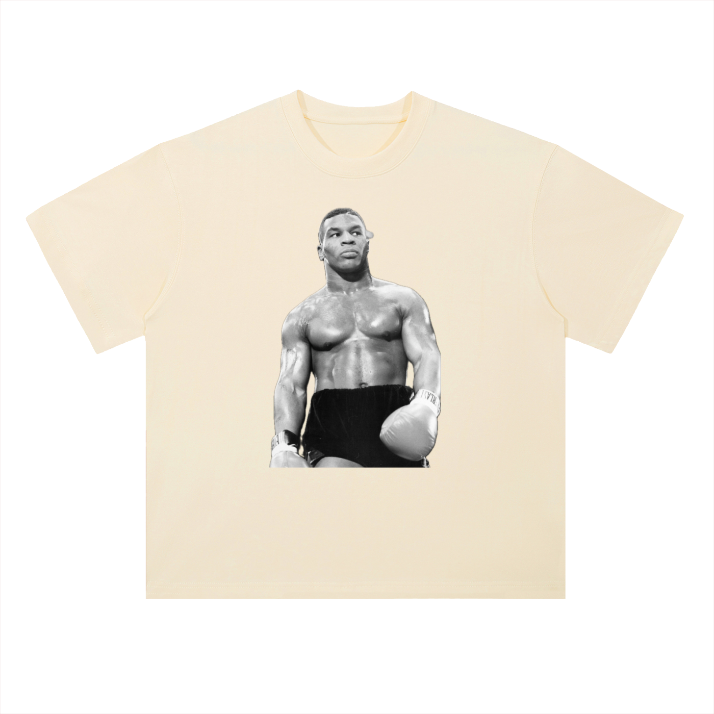Heavyweight Drop Shoulder Cotton T-Shirt Tyson pose