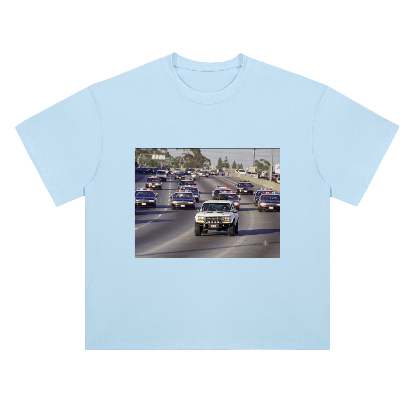 Heavyweight Drop Shoulder Cotton T-Shirt OJ Bronco