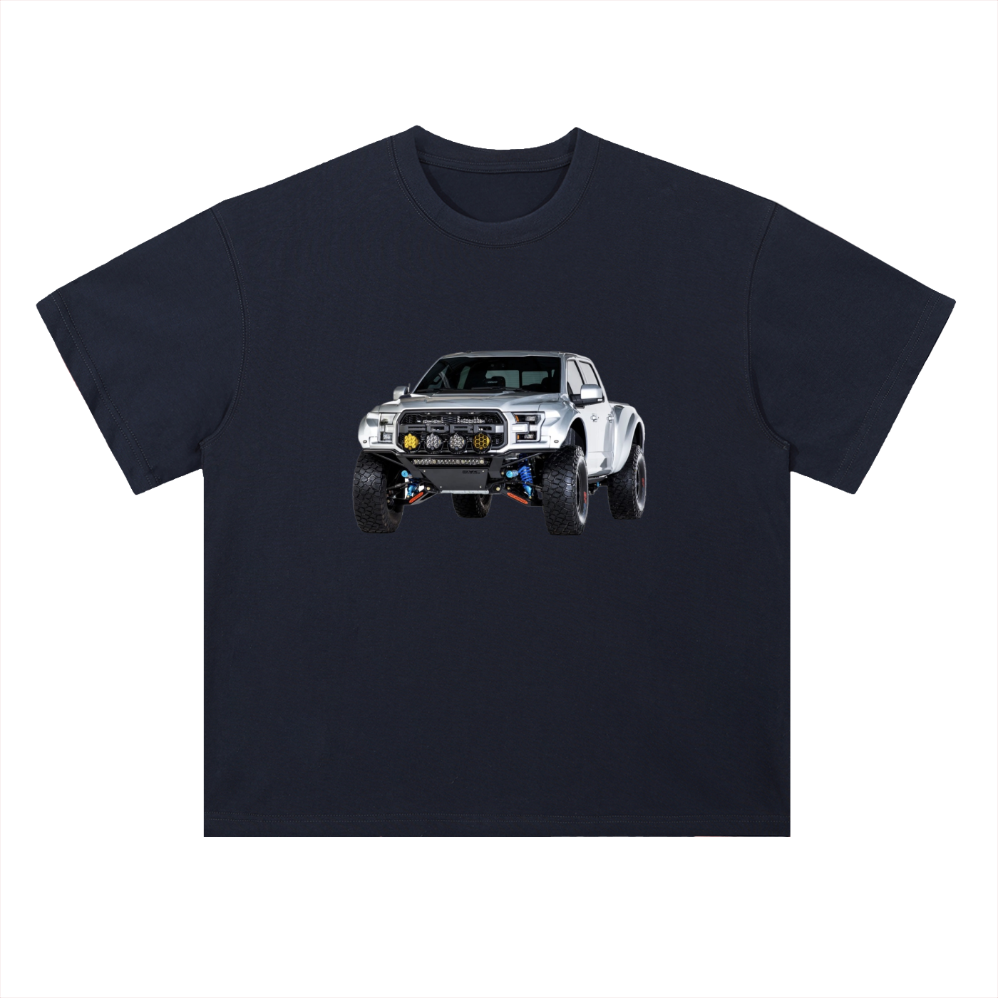 Heavyweight Drop Shoulder Cotton T-Shirt Raptor