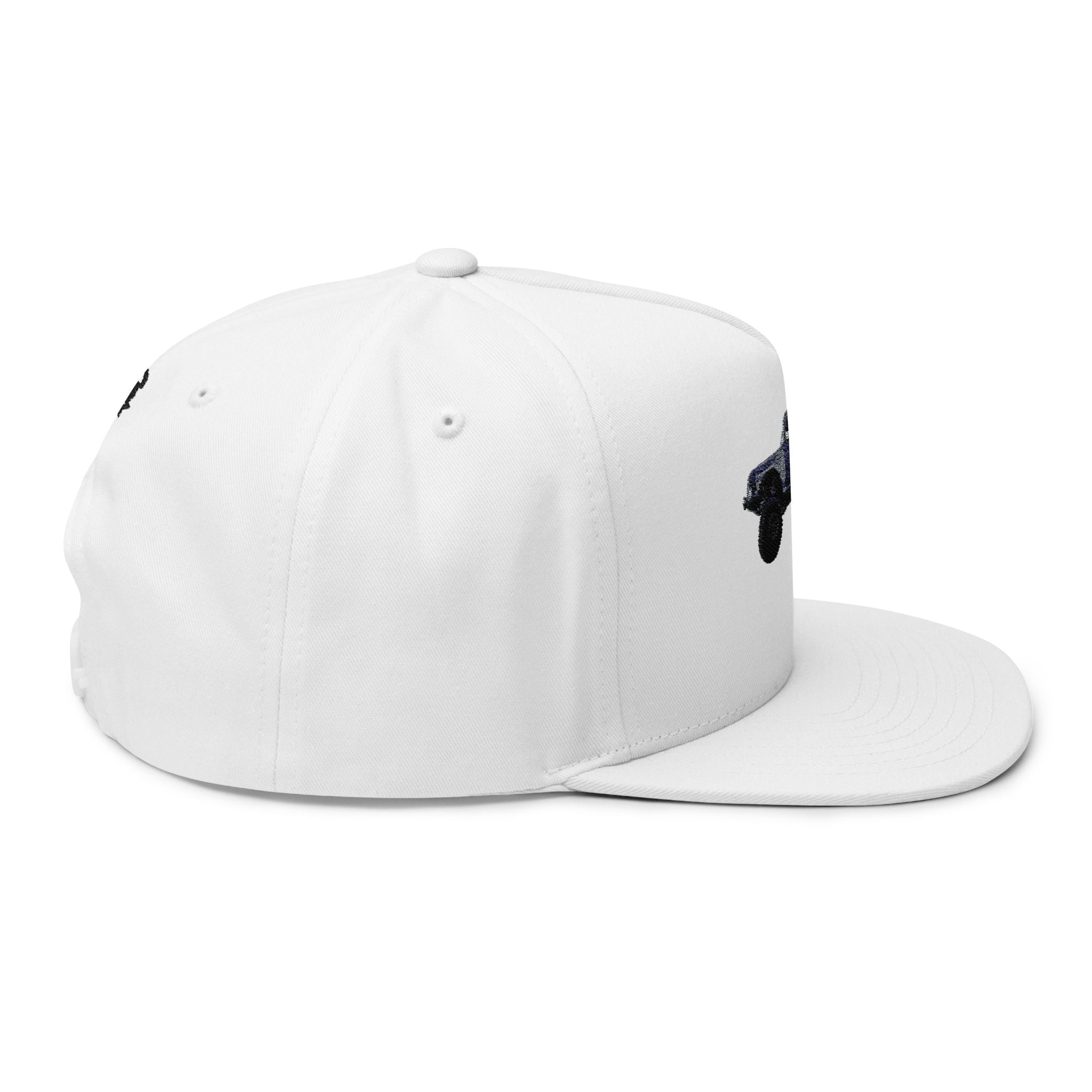 Flat Bill Cap (Embroidery)