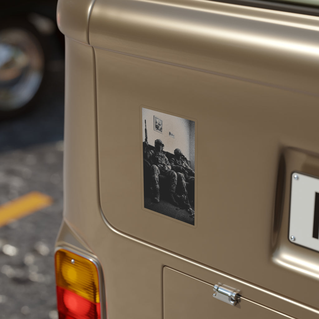 Transparent Outdoor Stickers, Die-Cut, 1pc