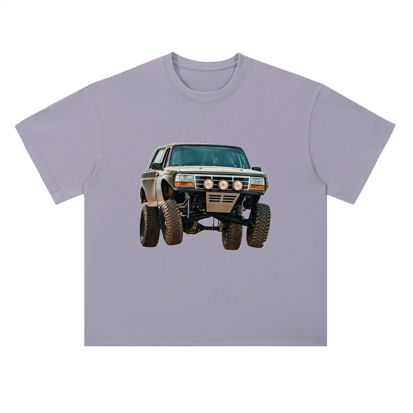 Heavyweight Drop Shoulder Cotton T-Shirt Bronco Baja