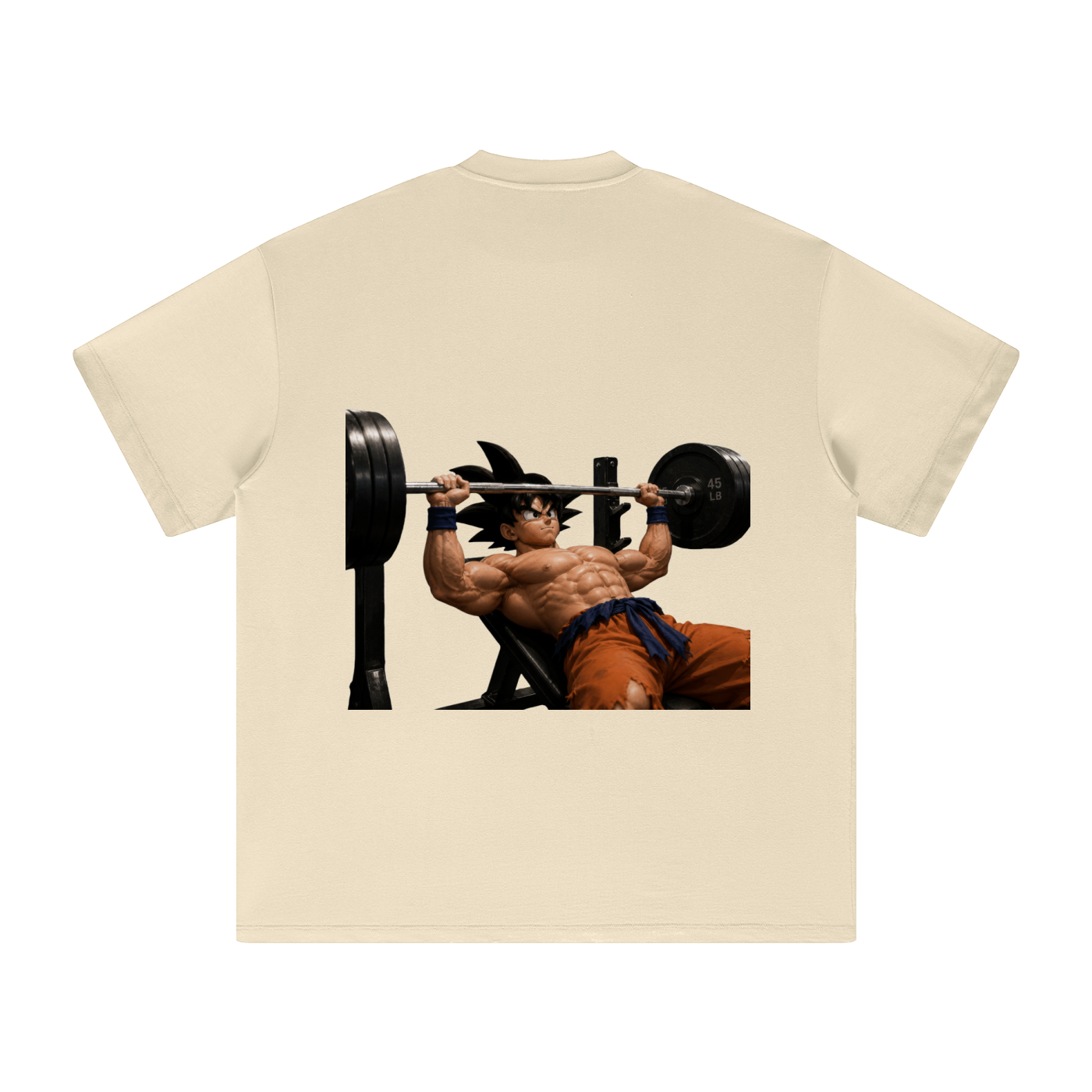 Heavyweight Earth Tone T-Shirt Goku gym