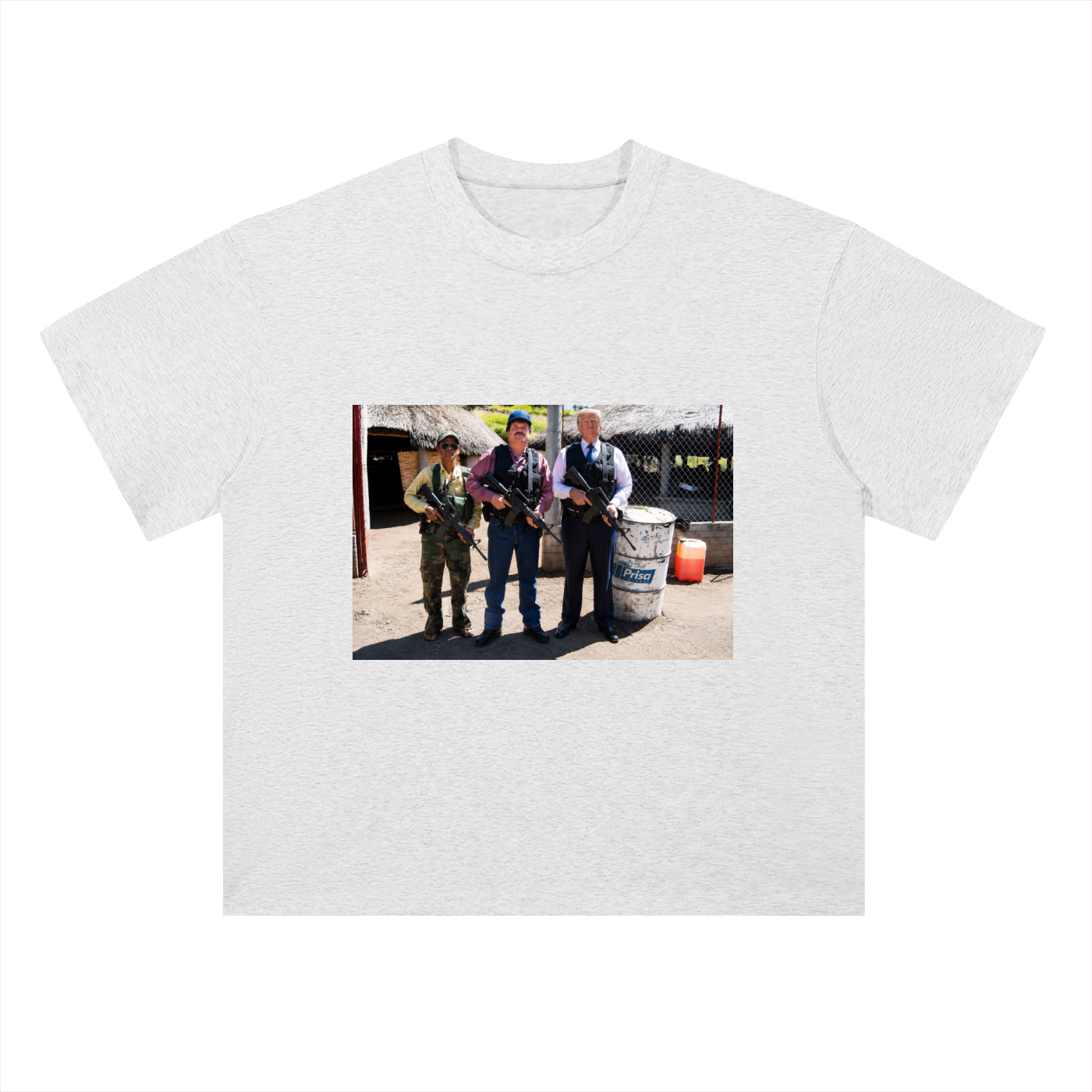 Heavyweight Drop Shoulder Cotton T-Shirt Narcoland