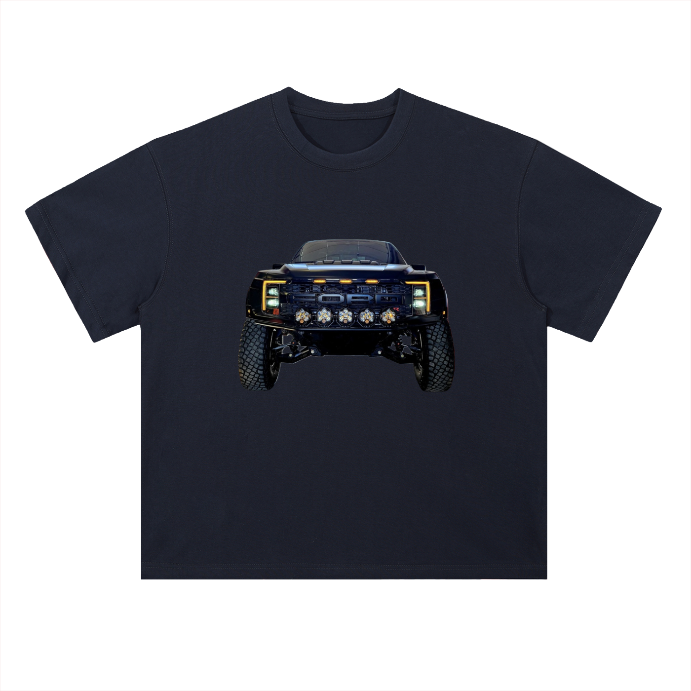 Heavyweight Drop Shoulder Cotton T-Shirt Raptor