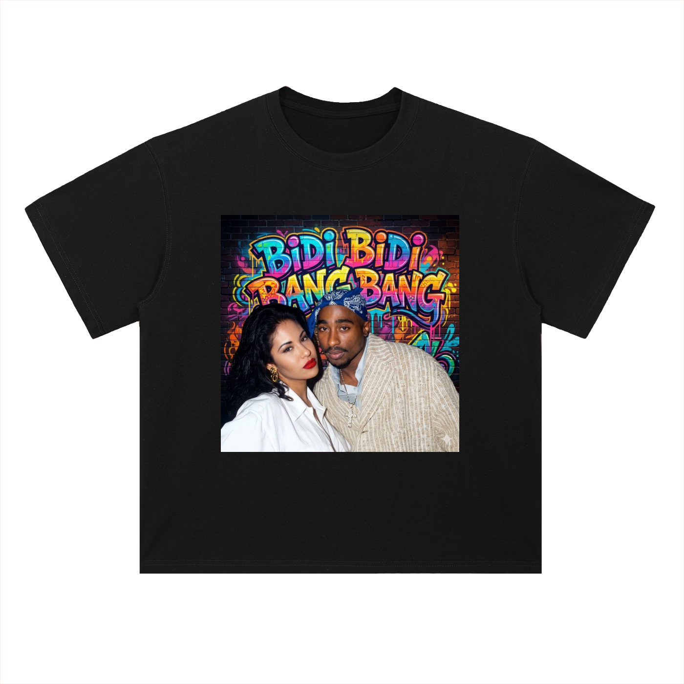 Heavyweight Drop Shoulder Cotton T-Shirt Bidi Bang