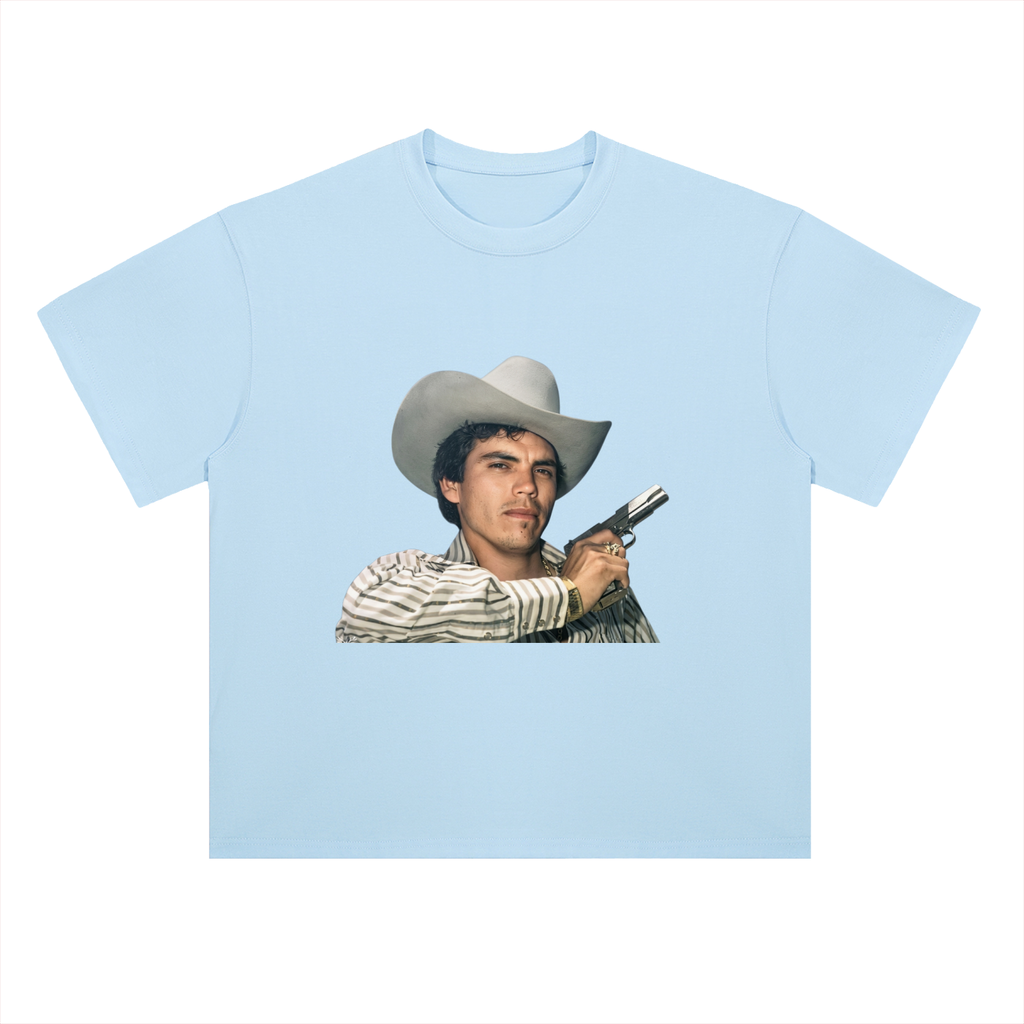 Heavyweight Drop Shoulder Cotton T-Shirt Chalino 45